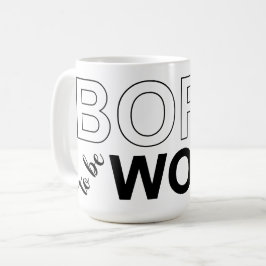 Född För Att Vara Vaken Kaffemugg