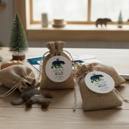 Född för att vara Vild babyskor Gåvor Etiketter