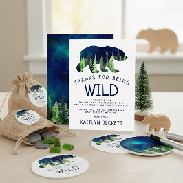 Född för att vara Vild babyskor Tack Kort