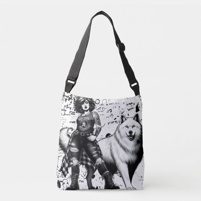 Född för att vara Vild, formaterad för Slay. Axelväska (Framsida)