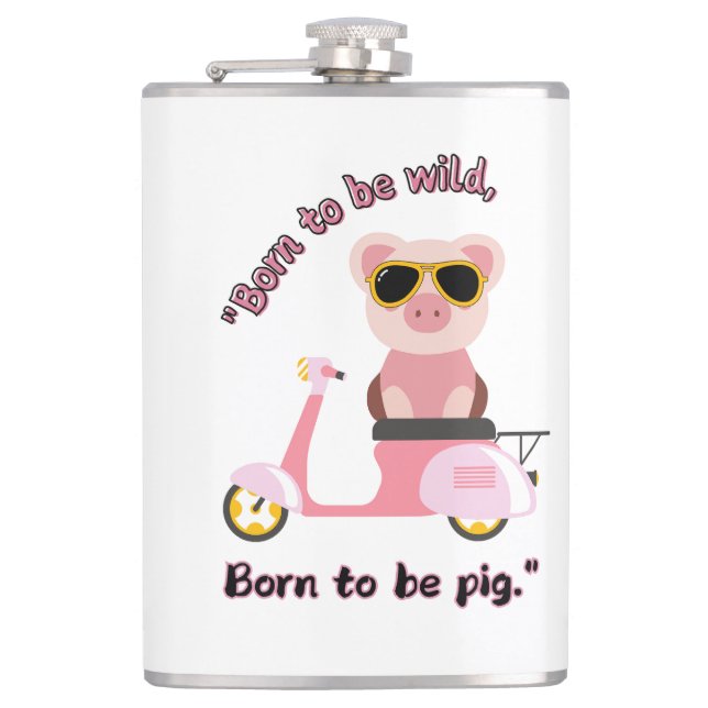 Född för att vara vild_gris-offert fickplunta (Framsidan)