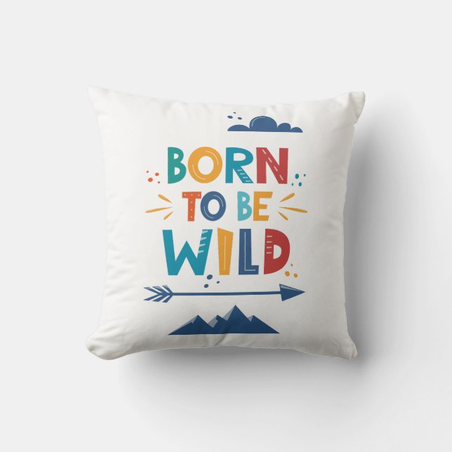 Född för att vara Vild Kudde (Framsida)