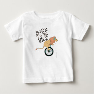 Född för att vara Vild Lejon T Shirt