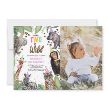 Född för att vara vild Safari 2-års födelsedagsfot