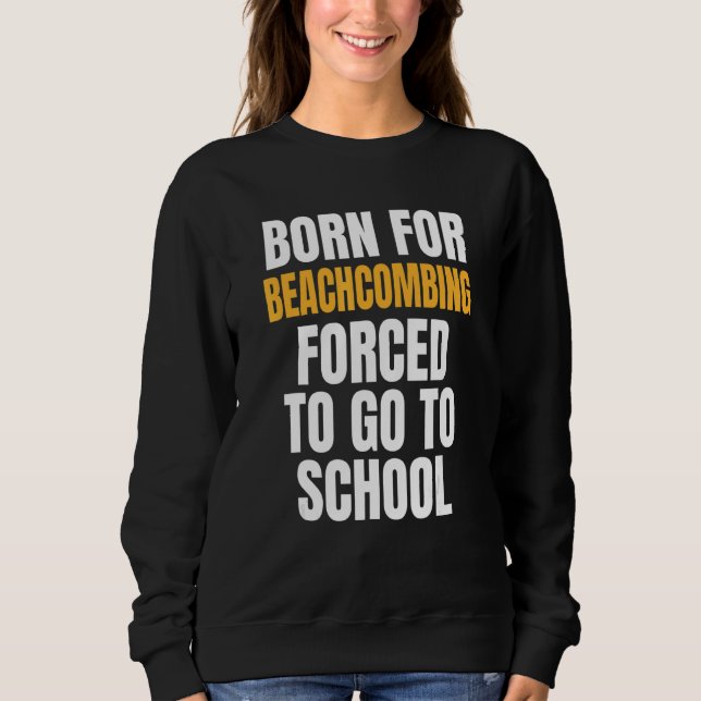 Född för Beachcombi T Shirt (Framsida)