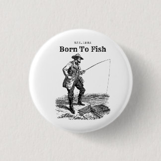 Född För Fiske Knapp