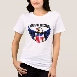 Född För Frihet Patriotisk Örn Tröja