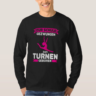 Född för gymnastik Gymnastik skolbarn T Shirt