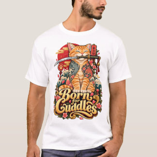 Född för kramar – Söt och mysig design för kramäls T Shirt