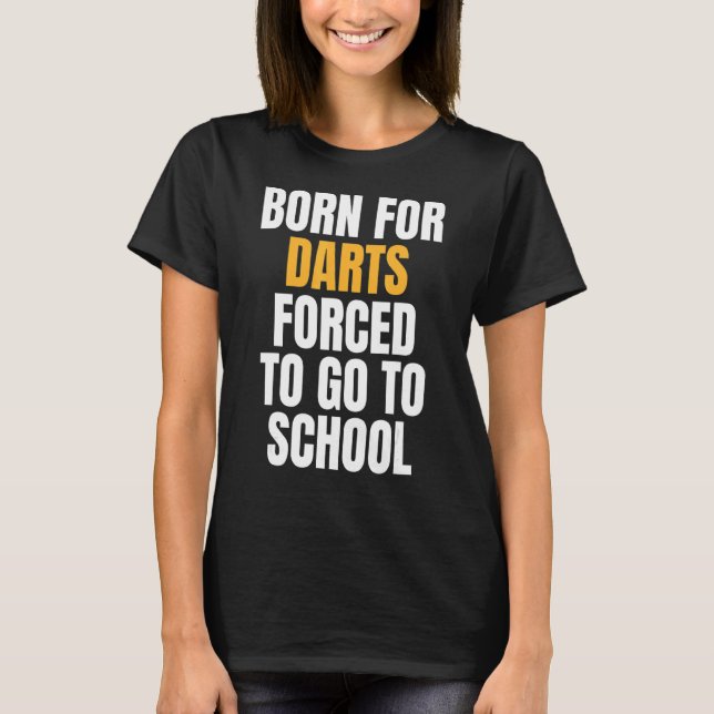 Född för mörka t shirt (Framsida)