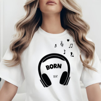 Född för musik t shirt