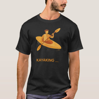 Född för paddel Kanotäventyr Grafisk T-Shirt