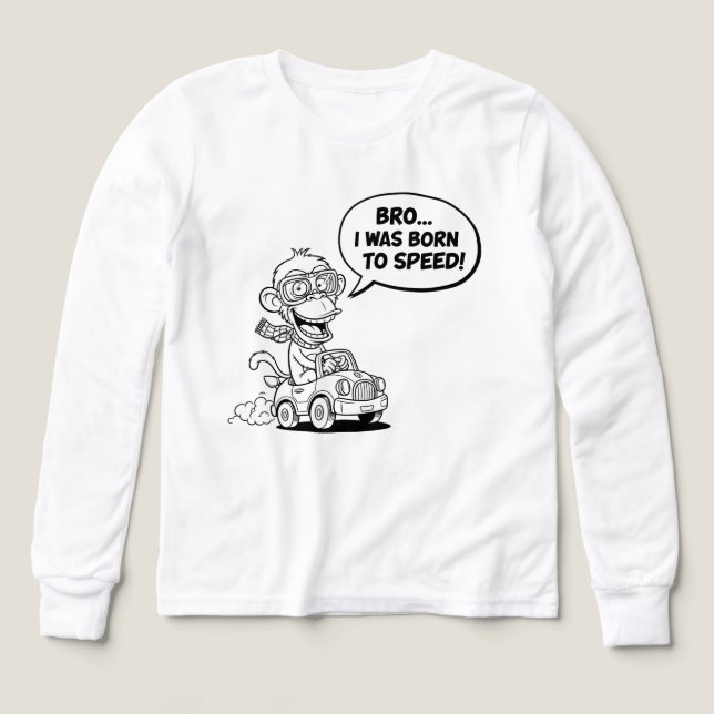 Född för snabbhet, av Natasha Us T Shirt (Design framsida)