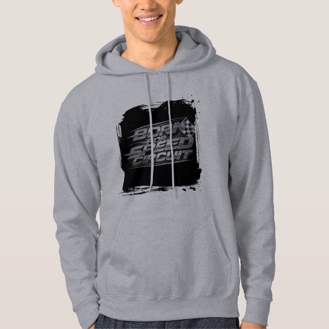 Född för Speed Circuit Fury Hoodie – Racing (Framsida)