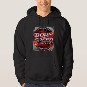 Född för Speed Circuit Motion Lines Hoodie – Racin