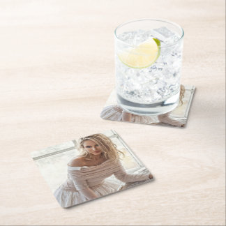 Född från dagsljus-coaster underlägg papper kvadrat