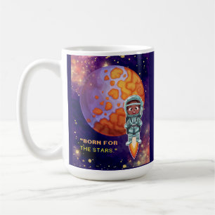Född från stjärnorna, astronaut kaffemugg