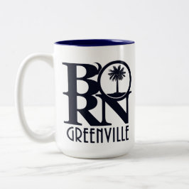 FÖDD Greenville SC 15oz Två-Tonad Mugg