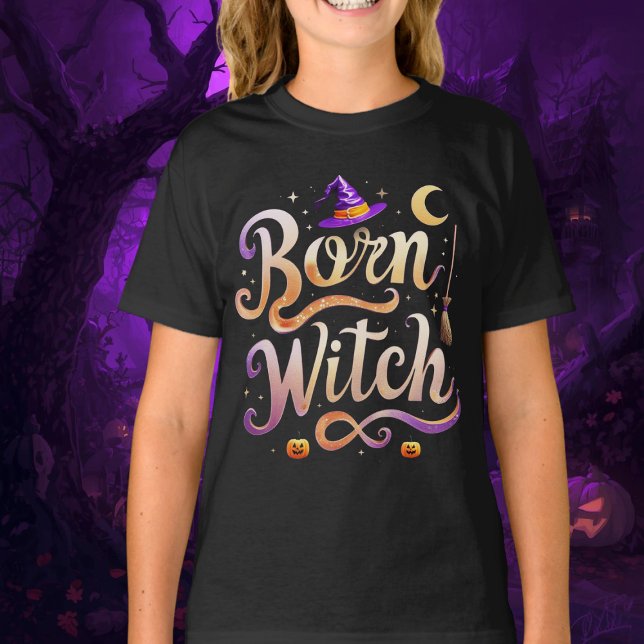 Född häxa - Halloween-kostym T Shirt (Skapare uppladdad)