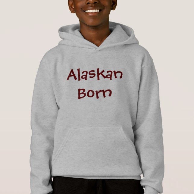 Född i Alaska T Shirt (Framsida)