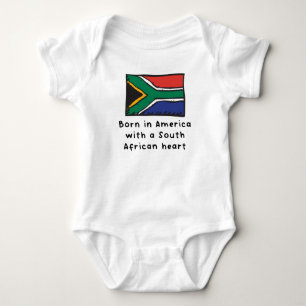 Född i Amerika med sydafrikansk hjärtklump så T Shirt