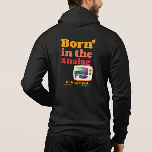 Född i Analog T Shirt (Baksida)