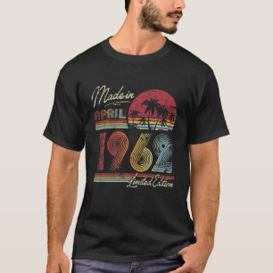 Född i april 1962 60:e helgdagen 1962 60 år t shirt