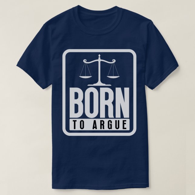 Född i Argue 7 T Shirt (Design framsida)
