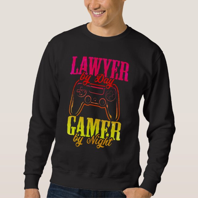 Född i Argue Lawyers Law 2 Lång Ärmad Tröja (Framsida)