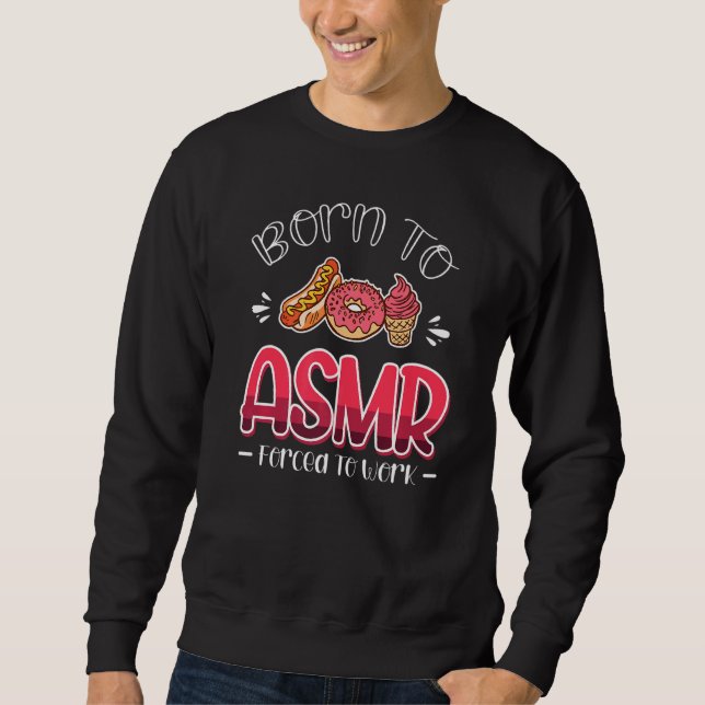Född i Asmr tvingad att arbeta i Ljud Lång Ärmad Tröja (Framsida)