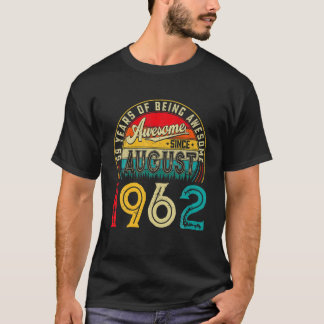 Född i augusti 1962, 59 år gammal, 59:e födelsedag t shirt