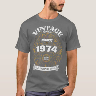 Född i augusti 1974 t shirt