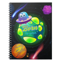 Född i bana anteckningsbok