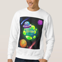 Född i bana lång ärmad tröja