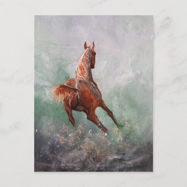 Född i Barrel Tävling Vykort (Framsida)