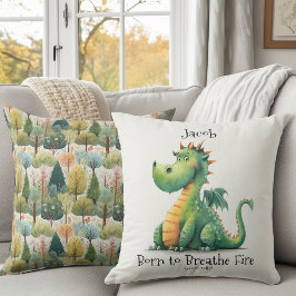 Född i Breathe Fire Kudde