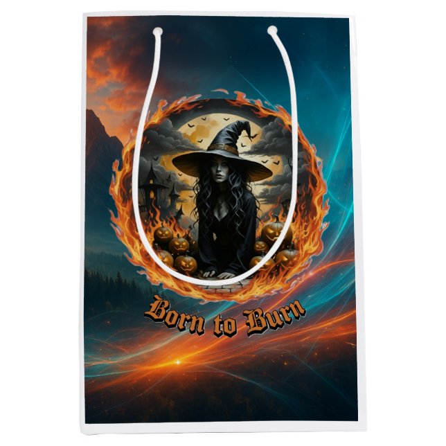Född i Burn Witch Gift Bags (Framsidan)