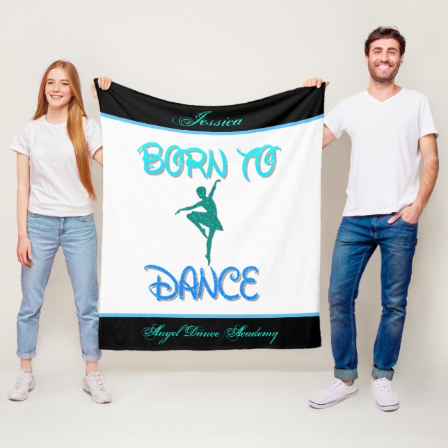 Född i Dance Blanket w/ Hennes Namn & Dance Academ Fleecefilt (På plats)