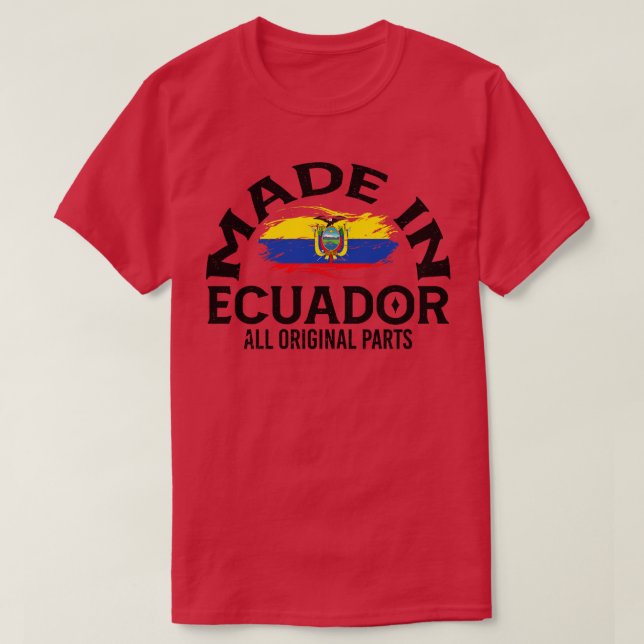 Född i Ecuador 1 T Shirt (Design framsida)