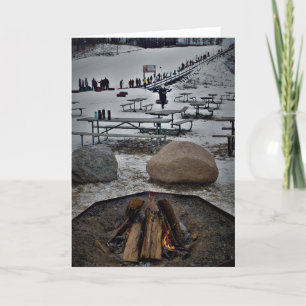 "Född i en frusen stat" julkort Kort