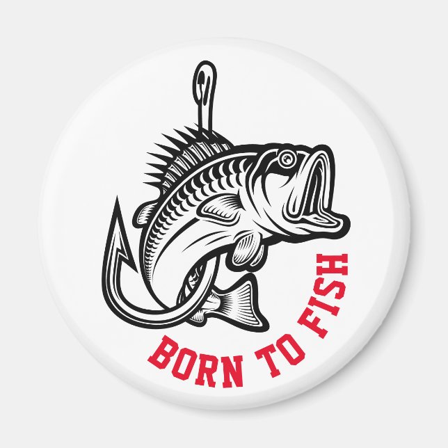 Född i fisk magnet (Framsidan)