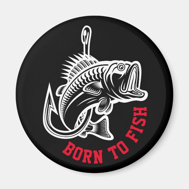 Född i fisk magnet (Framsidan)