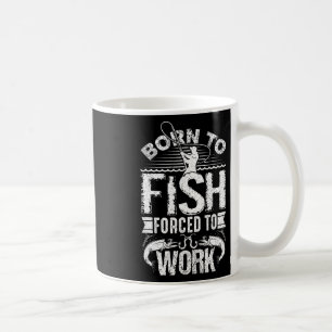 Född i fisk men tvingad att arbeta med en lönsam f kaffemugg