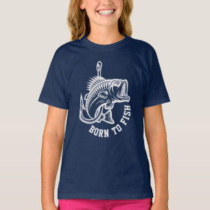 Född i fisk t shirt