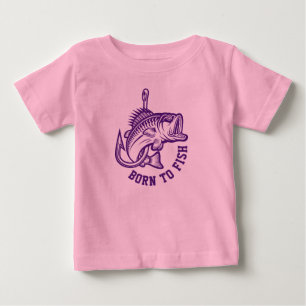 Född i fisk t shirt