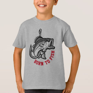 Född i fisk t shirt