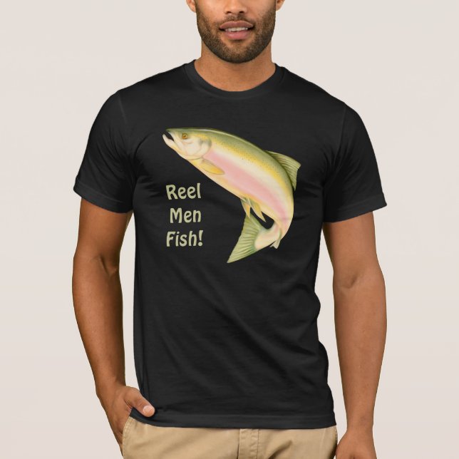 Född i fisk t shirt (Framsida)