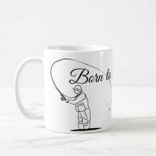 Född i Fiskare Kaffemugg
