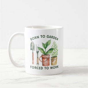 Född i Garden tvingad att arbeta Lustigt Kaffemugg
