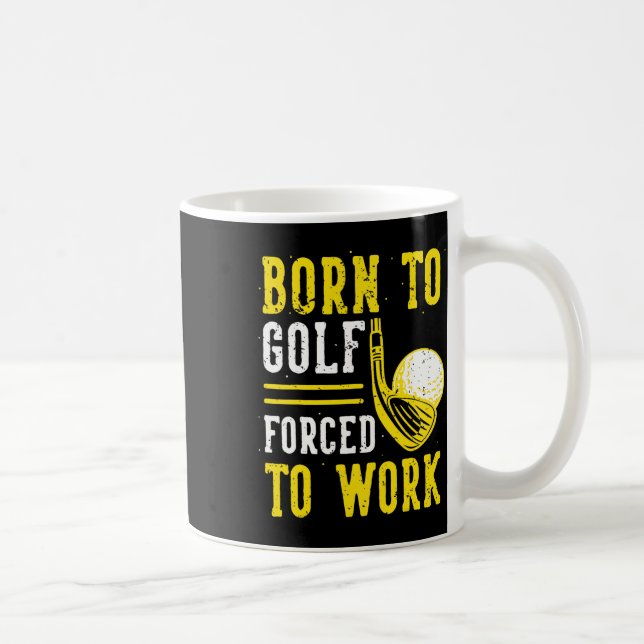 Född i Golf tvingad att arbeta Kaffemugg (Höger)